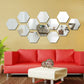 12pcs Autocollants Muraux Miroir | 12pcs Mirror Wall Stickers